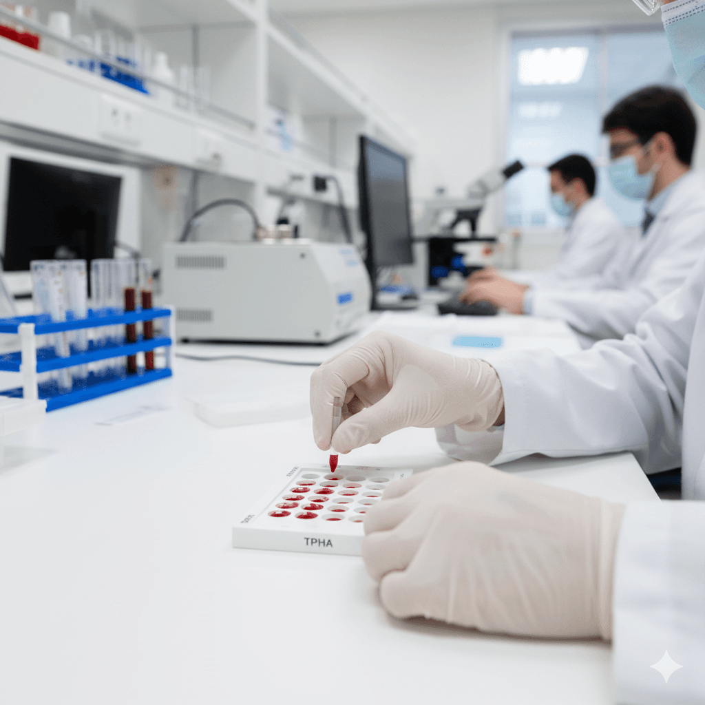 Treponema Pallidum Hemagglutination Assay